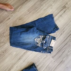 Grace Women's Boot Cut Blue Jeans